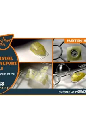 Beaufort Mk.IA painting mask for ICM Lage Prijs