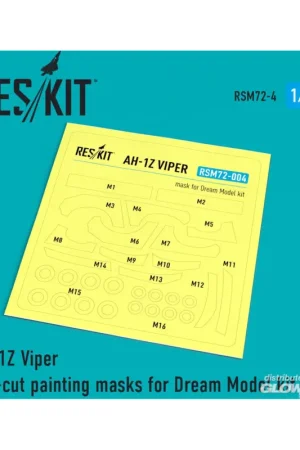 AH-1Z Viper Pre-cut painting masks for Dream Model kit Bestseller