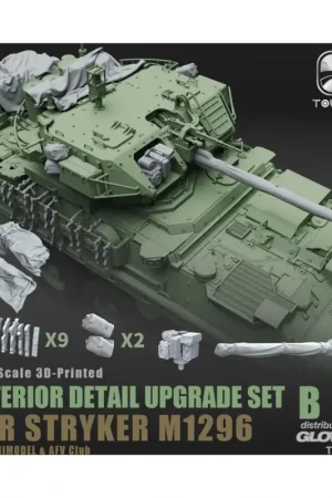 3D-Printed EXTERIOR DETAIL UPGRADE SET B for STRYKER M1296 Superprijs