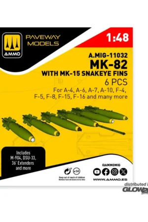 Weekendaanbieding MK-82 with MK-15 Snakeye end (6 pcs)