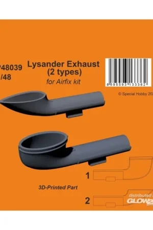 Lysander Exhaust (2 types) for Airfix Merkproduct