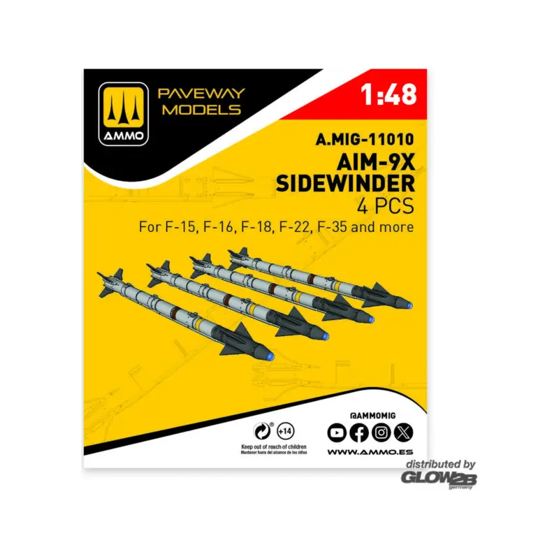 Meest Verkocht AIM-9X Sidewinder (4 pcs)