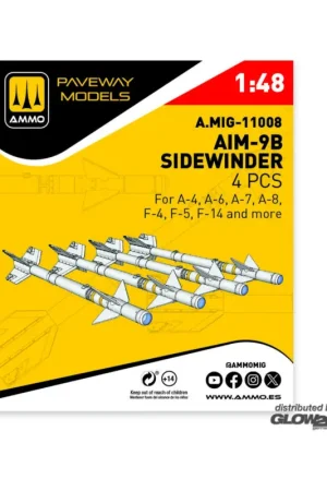 AIM-9B Sidewinder (4 pcs) Fabrieksprijs