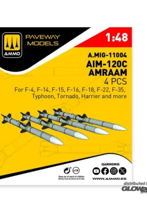 AIM-120C AMRAAM (4 pcs) Gratis Retour