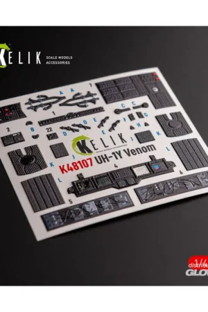 UH-1Y Venom - interior 3D decals for Zimi Model/KittyHawk kit Gereduceerde Prijs