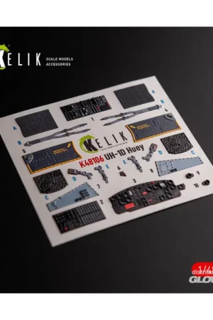 UH-1D Huey - interior 3D decals for Zimi Model/KittyHawk kit Exclusieve Aanbieding