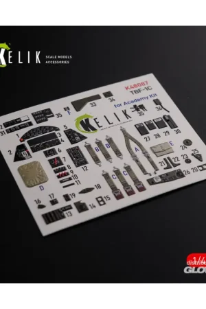 TBF-1C interior 3D decals for Academy kit Superprijs