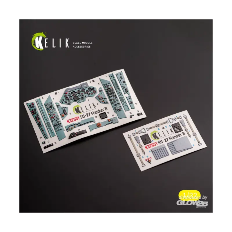 SU-27 - interior 3D decals for Trumpeter kit Beperkte Voorraad