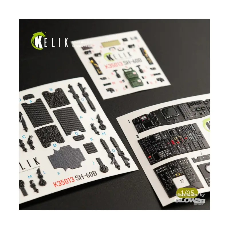 Exclusieve Aanbieding SH-60B interior 3D decals for Kitty Hawk / Zimimodel kit