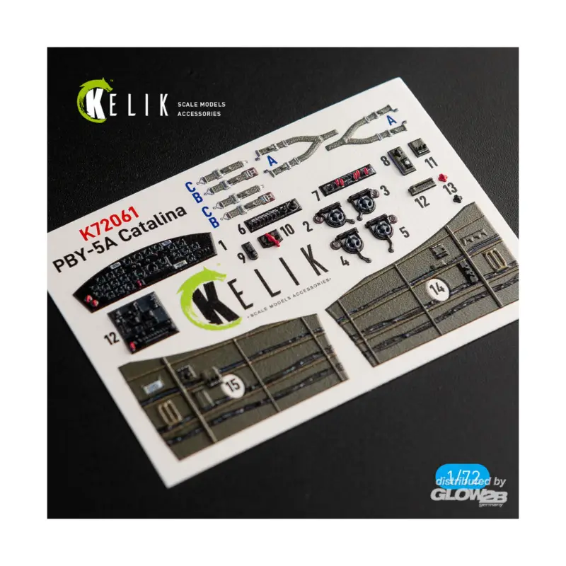PBY-5A Catalina interior 3D decals for Academy kit Betaalbaar