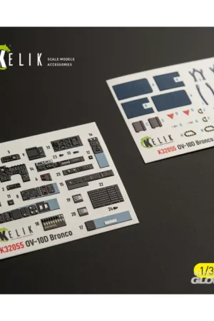 Shop Nu OV-10D Bronco - interior 3D decals for Kitty Hawk/Zimi models kit