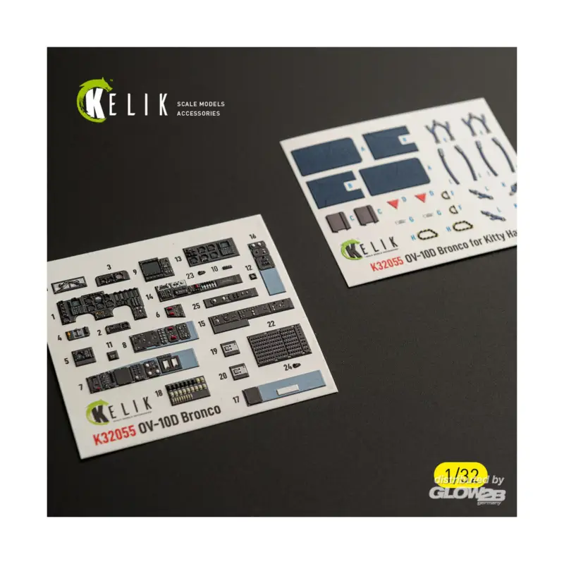 Shop Nu OV-10D Bronco - interior 3D decals for Kitty Hawk/Zimi models kit