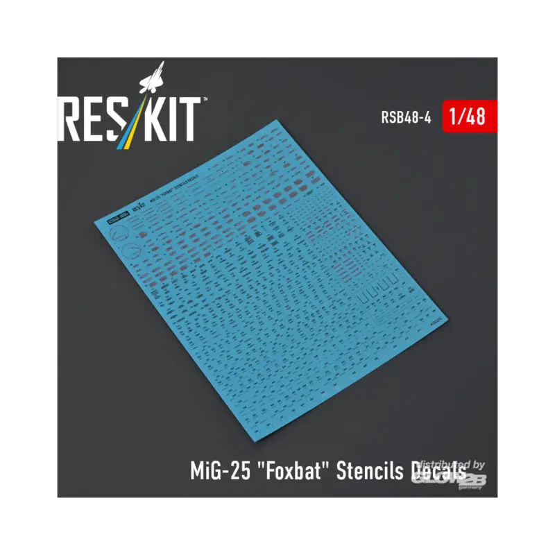 Express Levering MiG-25 Foxbat Stencils Decals