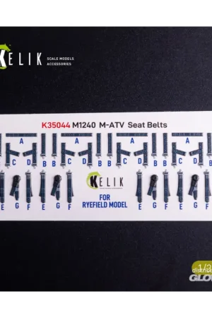 Voordeelprijs M1240A M-ATV seat belts - interior 3D decals for RFM kit