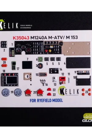 Uitverkoop M1240A M-ATV - interior 3D decals for RFM kit