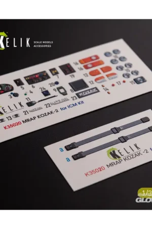 Actieprijs Kozak-2 Ukrainian MRAP 3D decals for ICM kit