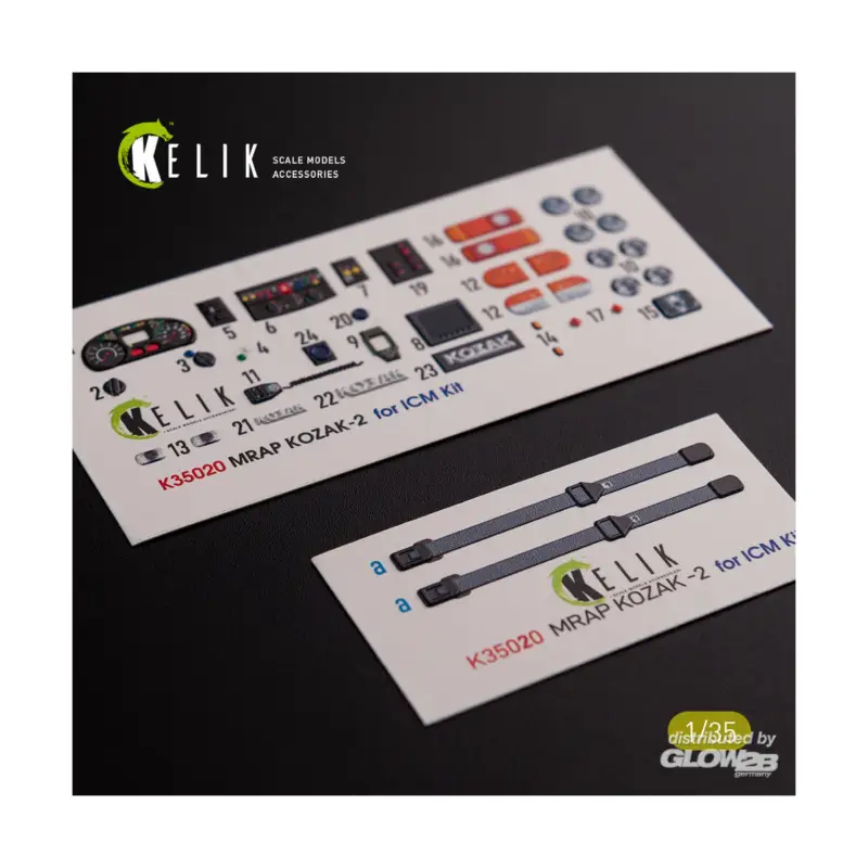 Actieprijs Kozak-2 Ukrainian MRAP 3D decals for ICM kit