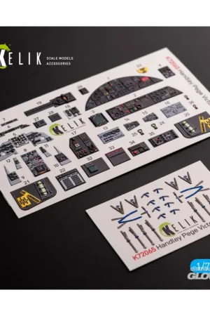 Seizoensaanbieding Handley Page Victor B Mk2 interior 3D decals for Airfix kit