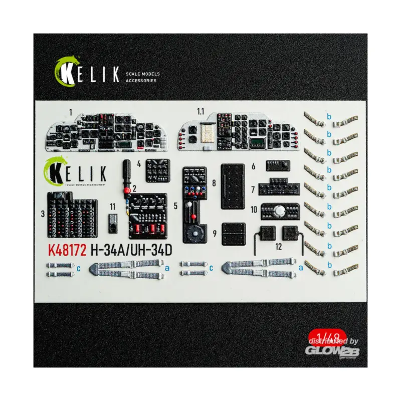 Beste Prijs H-34A/UH-34D - interior 3D decals for Italeri kit