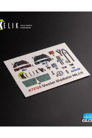 Actieprijs Gloster Gladiator Mk.I/II - interior 3D decals for Airfix kit