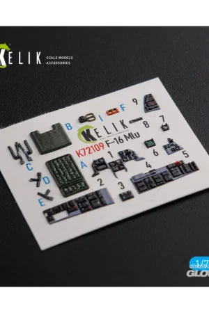 Beste Prijs F-16 MLU interior 3D decals for Revell kit