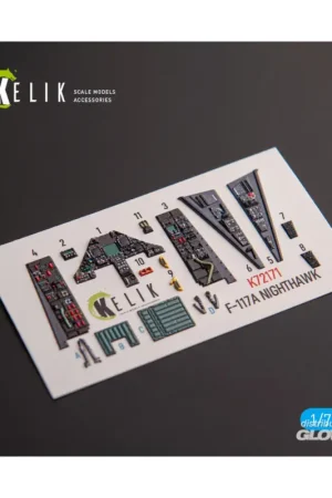 Bestel Nu F-117A NIGHTHAWK - interior 3D decals for Academy kit