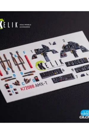 AMX-T interior 3D decals for Italeri kit Direct Beschikbaar