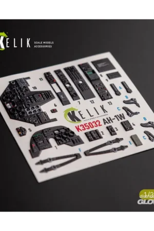 AH-1W interior 3D decals for Academy kit Rechtstreeks Van De Fabrikant