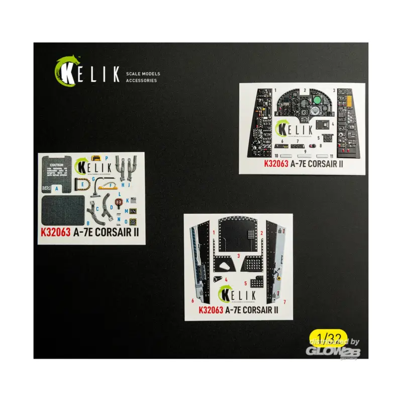 A-7E CORSAIR II - interior 3D decals for Trumpeter kit Shop Nu