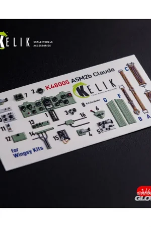 A5M2B Claude interior 3D decals for WingsyKits kit Populair