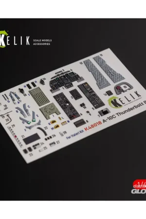 Tijdelijk Beschikbaar A-10C Thunderbolt II interior 3D decals for Italeri kit
