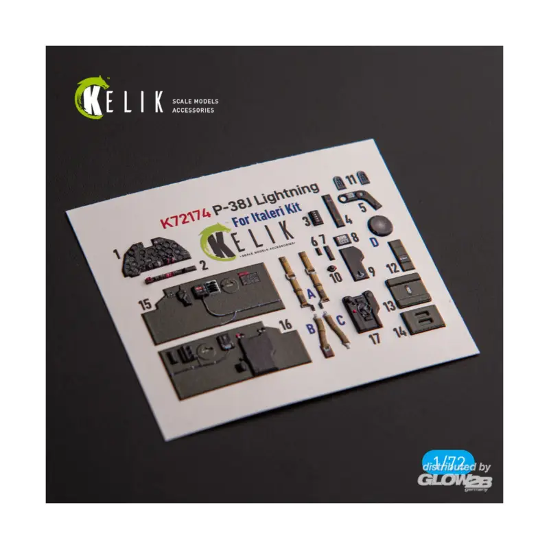 38J Lightning - interior 3D decals for Italeri/Academy kit Beste Prijs