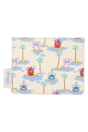 Direct Beschikbaar Lilo & Stitch by Loungefly travel card case for Stitch, Angel, & Leroy