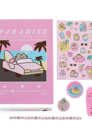 Aanbieding Pusheen 7-piece stationery set