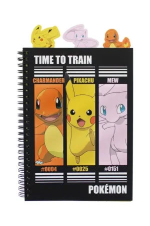 Flitsaanbieding Pokémon A5 Notebook Project Book Time to Train