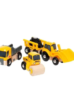Set van 3 bouwvoertuigen Aanbieding