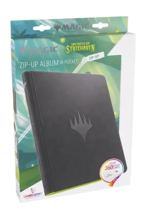 Op = Op GG: MTG SOS Zip-Up Album 18-Pocket - Black/Green