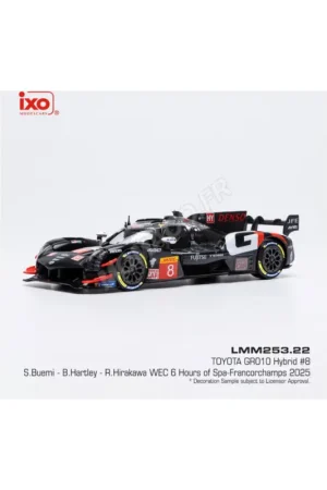 Bestseller Toyota gr010 hybrid 8 buemi/hartley/hirakawa 6h de spa 2025 Miniatuur