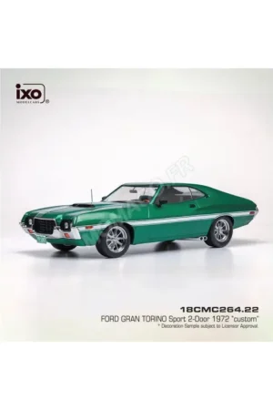Ford gran torino sport 1972 green Miniatuur Dagaanbieding