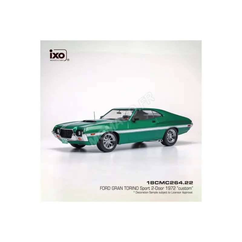 Ford gran torino sport 1972 green Miniatuur Dagaanbieding