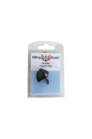Boat fittings: Straight plastic three-blade propeller m4 35mm (1 pc) Nieuw