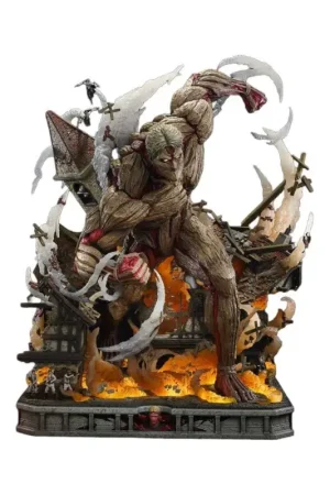 Merkproduct Attack on Titan Ultimate Diorama Masterline Statue Reiner Braun Armored Titan Bonus Version 75 cm
