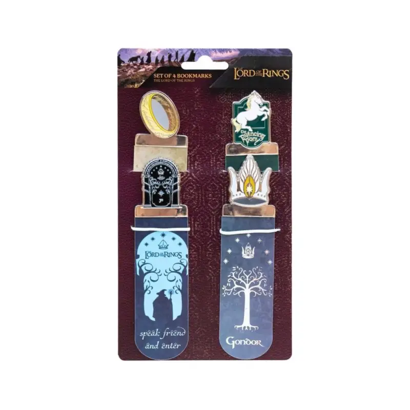 The Lord of the Rings Bookmarks Set of 4 Meest Verkocht