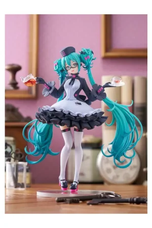 Alleen Vandaag HATSUNE MIKU - Miku Glasses x Cafe - Pop Up Parade 18cm Figuurtje