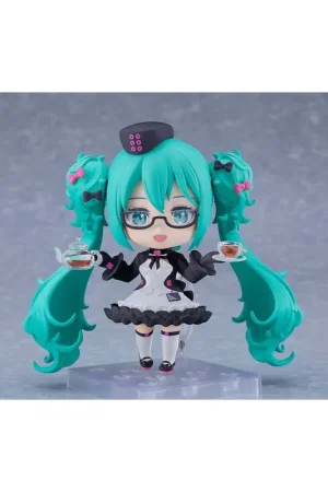 Beperkte Voorraad HATSUNE MIKU - Miku Glasses x Cafe - Nendoroid Figure 10cm Figuurtje