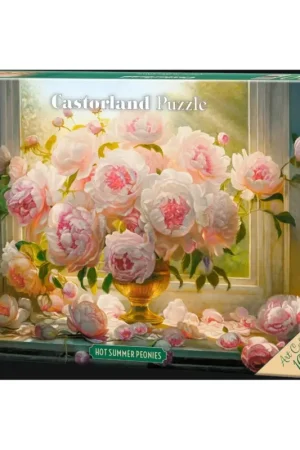 Hot summer peonies art collection (1000 pcs) Puzzel Hete Deal