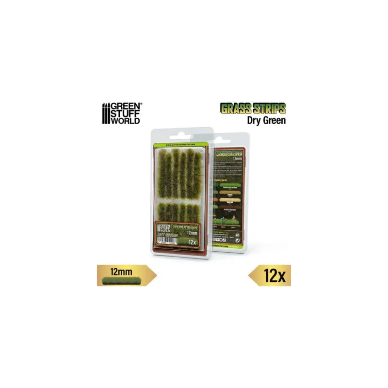 Grass strips 12mm - dry green Laatste Kans