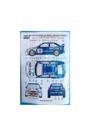 Ford escort wrc sony - rajd krakowski 1997 Finale Uitverkoop