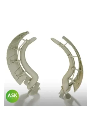 A6m2 zero open engine cooling flaps with exhaust detail set Nu Kopen