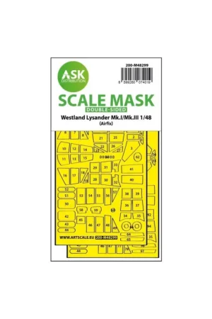 Westland lysander mk.i/mk.iii double sided express fit mask Dagaanbieding